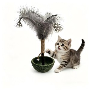 Natural Catnip Tumbler Cat <strong>Toy</strong> with Feather &amp; Bell Interactive Self Amusement Pet <strong>Toy</strong> Durable <strong>Kitten</strong> Playing <strong>Toy</strong> <strong>for</strong> Indoor Cats - Product Image 6