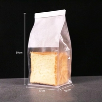 Sac alimentaire pour pain grillé à bord roulé Sac à pâtisserie Sac à pâtisserie pour pain grillé à bord roulé
