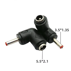 Cantell - Gama Completa de Adaptadores de Corriente Continua de 5,5x2,1 mm, DC3.5x1.35, 4817, 6044, 6330, 5517, 5530, Macho <span class=keywords><strong>a</strong></span> Hembra de 5,5x2,1 mm - Product Image 2