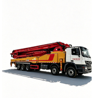 Camion pompe à béton diesel SANY 70m, système C8 classique, d'occasion, haute performance, Euro 5, pour la construction