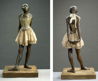 Statue de danse de ballet en laiton pour fille, métal, pouces, célèbre, petite statue en bronze