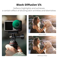 Kit de filtres pour caméra d'action K&F Concept ND2-32 & PL & Black Mist 1/4 compatible avec DJI Osmo Action 3/4/5 Pro (SKU.2360)