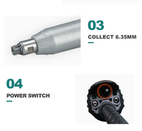 Meuleuse droite électrique Power Action SAG550 550W 30000 tr/min avec embout de serrage de 6,35 mm pour le polissage et l'ébavurage du métal