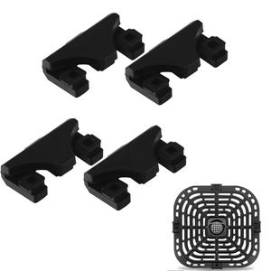 Accesorios para freidora de aire <span class=keywords><strong>Cosori</strong></span> 6 QT Gourmia, piezas de repuesto cuadradas de Metal, incluida la sartén para hornear, placa de vapor para freidora, fácil de usar - Product Image 3