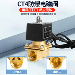 Vanne solénoïde en laiton DN20 AC 220V, type à diaphragme, pour le contrôle du gaz et de l'eau, usage industriel - Product Image 2