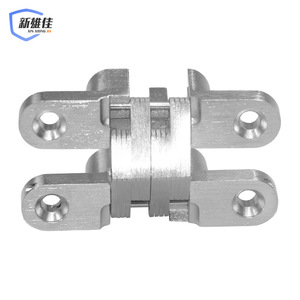 Xin Xiong Jia Concealed <b>Hinge</b> 1mm Zinc Alloy 180 Degree Adjustable H Type For <b>Door</b> <b>Window</b> - Product Image 2