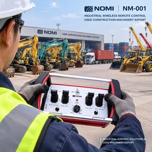 Boîtier robuste pour télécommande hydraulique sans fil, spécialement conçu pour les grues de camion et les engins de construction - Product Image 4