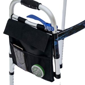 Durable Hands-Free Walker Tote Caddy Pouch for Elderly Seniors Travel-Specific Storage <b>Bags</b> & Cases - Product Image 4
