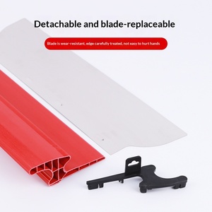 Outil de nivellement en acier inoxydable de qualité industrielle, racloir en plastique pour le lissage des murs, plâtrage, OEM personnalisable, modèle MJ-3 - Product Image 2