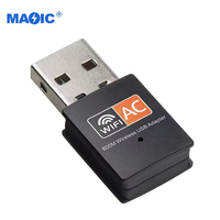 Software de hardware de computadora 2,4 GHz/5Ghz 600Mbps Receptor inalámbrico Adaptador de red wifi USB