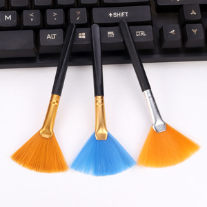 Mechanical Keyboard Cleaning <b>Brush</b> Soft Bristle Nylon Fan Shape For Laptop Desktop <b>Dust</b> Removal - Product Image 1