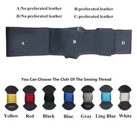 Housse de volant de voiture en cuir tressé antidérapant pour BMW M Sport E36 1996-2000 E39 1995-2001 Z3 M E36/7 E36 accessoires de voiture
