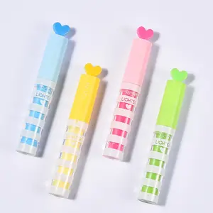 4 Models Shape Stamp Marker Mini Star Highlighter Pens Fluorescent Pens