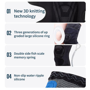 Genouillère de sport à double sangle en silicone respirante pour homme, protection du ménisque, idéale pour l'été et le cyclisme - Product Image 6