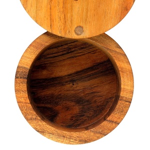Splendida scatola di sale o <span class=keywords><strong>spezie</strong></span> in <span class=keywords><strong>legno</strong></span> di Acacia <span class=keywords><strong>porta</strong></span> condimenti alle erbe unici - Product Image 3