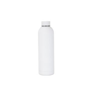 Couples Valentine's Day Gift Colorful Rubber Paint Colorful Small Mouth Vacuum Water <b>Bottle</b> - Product Image 3