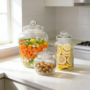 Pot en verre pour cornichons de 250 ml à 2200 ml, pot de fermentation transparent, pot de conservation hermétique - Product Image 5