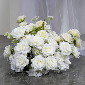 Hàng dài đám cưới nền tường trang trí hoa Dải vòm cửa sổ hiển thị hoa nhân tạo tường cho hội trường Bảng trang trí - Product Image 2