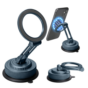 Support de téléphone magnétique tout métal à ventouse rotatif à 360 degrés pour voiture - Product Image 1