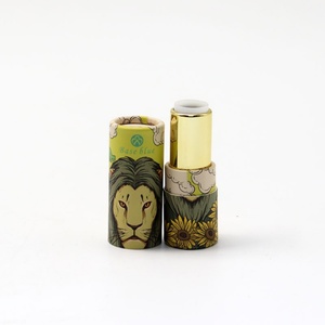Custom Logo Biodegradable Eco-Friendly Recycled Paper Push-Up Lip Balm & Perfume Tube with UV Coating and Recyclable Design - Product Image 2