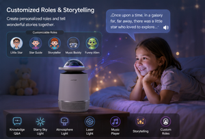 El Primer Purificador de Aire Portátil con IA del Mundo con Proyector de Estrellas y Compañero Emocional para Niños y Familias - Product Image 6