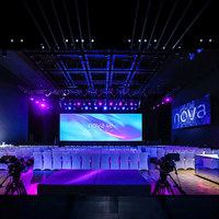 Mur vidéo LED d'intérieur P1.25/P1.5/P1.8/P2/P2.5/P3/P4/P5 RGB 4K SDK 3840Hz, écran de mur vidéo LED, signalisation numérique et affichages LED