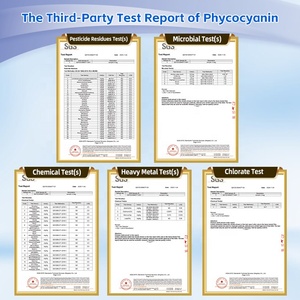 <span class=keywords><strong>ผง</strong></span>สไปรูลิน่าสีน้ำเงิน Pincredit USDA ออร์แกนิค E18 เกรด<span class=keywords><strong>อาหาร</strong></span> สารสกัดสไปรูลิน่า ฟิโคไซแนน รับผลิตแบบ OEM ขายส่ง - Product Image 5