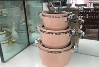 Juego de Ollas Térmicas para Alimentos de 2.5L, 4.5L y 6.5L, para Servir Comida Caliente en Catering, Buffet, Fiestas, Acción de Gracias y Navidad en EE. UU. y Canadá