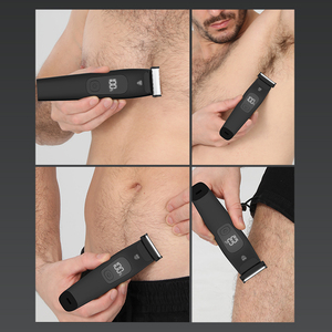 Nuevo recortador y <span class=keywords><strong>afeitadora</strong></span> de barba eléctrica de una sola hoja Resuxi 8307 con luces y peine guía de ajuste para bordes de 360 de cara y cuerpo - Product Image 2