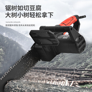 Scie à chaîne Jin Chengtai 220V AC, scie électrique portative standard pour la coupe du bois en extérieur, l'élagage des arbres et la coupe de bois de chauffage - Product Image 3