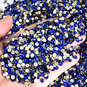 BOBOHOO Rhinestones toplu altın alt olmayan düzeltme cam Flatback Rhinestones Strass kristal Nail Art Rhinestones cam çivi için - Product Image 4