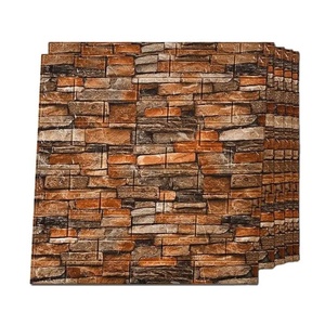 Adhesivo de <span class=keywords><strong>pared</strong></span> de piedra de espuma de diferentes colores de ladrillo, papel tapiz 3D, pegatinas de <span class=keywords><strong>pared</strong></span> para salón de belleza - Product Image 1