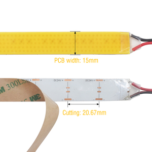 Rollo impermeable de tira <span class=keywords><strong>LED</strong></span> COB de corte libre de iluminación Flexible de alto brillo para proyectos de decoración interior y exterior - Product Image 6