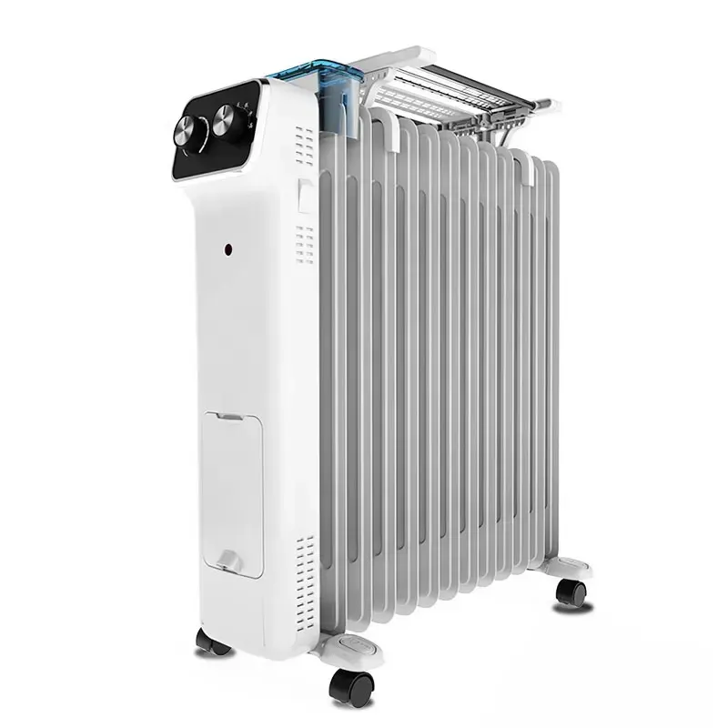 Met Olie Gevulde Radiatorverwarming 1500W-Draagbare Elektrische Olie-Ruimteverwarming Voor Gebruik Binnenshuis-Superstille Afstandsbediening 12 Uur Timer