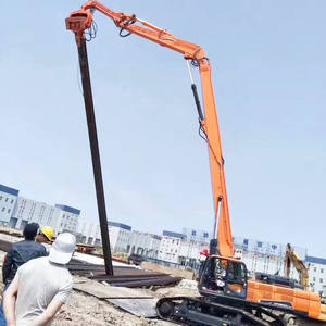 Martello Vibrante per Escavatori da 20-30 Tonnellate con Braccio Estensibile e Pompa a Cuscinetti - Alta Efficienza nella Paliatura - Product Image 6