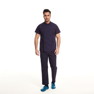 Traje Quirúrgico de Polialgodón Twill con Botones Laterales Dobles, Uniforme para Quirófano de Hospital, Conjunto Médico Personalizado OEM para Doctor y <span class=keywords><strong>Enfermera</strong></span> - Product Image 1