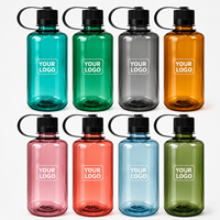 Bouteille d'eau Tritan personnalisée sans BPA, résistante à la chaleur, 500 ml, 1000 ml, avec couvercle pour le sport en extérieur – Vente directe