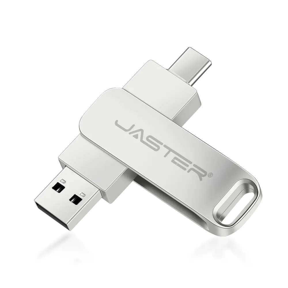 Jaster flashdisk putar usb c, stik memori 2.0 3.0, stik memori 16GB 32GB 64GB 128GB OTG