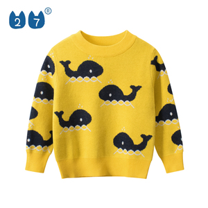 Nuevo diseño Otoño e Invierno Anti-Pilling de tejer algodón de dibujos animados lindo bebé niño suéter niños suéter - Product Image 3