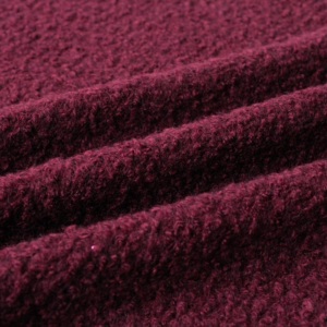 26 27 New Style in Stock Cheap Price Fast Delivery Soft With Shinning Sequin Cherry <strong>Red</strong> <strong>Wool</strong> Blended Fabric for Dress Suit Coat - Product Image 1