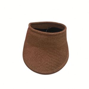 Empty Top Sun Visor Wide Brim UV Protection Breathable <b>Hat</b> <b>for</b> Women's Summer - Product Image 5