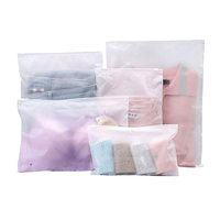 Sacs d'emballage personnalisés avec logo, en PE recyclable, écologiques, à fermeture éclair coulissante, de différentes tailles, noirs mats, pour chaussures