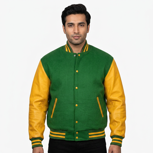 Veste de baseball varsity de haute qualité, nouveau design, meilleur prix, en laine chaude, fabriquée en usine, prix bas, nouvelle veste varsity pour homme. - Product Image 1