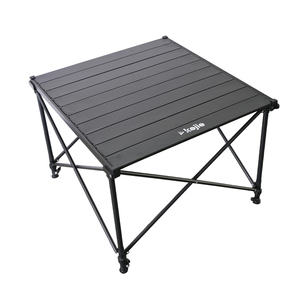 Kejie Custom Logo Square Aluminum Roll <b>Table</b> Outdoor Camping Portable <b>Folding</b> Lightweight <b>Metal</b> Furniture Modern Design 4-Seater - Product Image 4