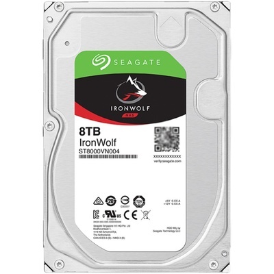 ST8000VN004 8TB IronWol f 3.5" 7200RPM NAS SATA Hard Disk Drive
