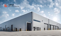 Entrepôt préfabriqué durable à construction rapide, atelier industriel stable, structure de stockage de qualité supérieure, bâtiments en structure métallique
