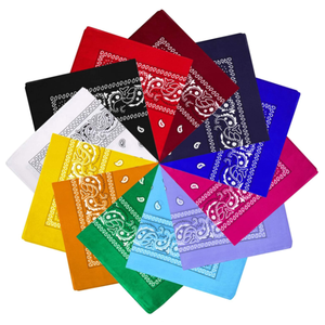 <span class=keywords><strong>Bandana</strong></span> di cotone bianco nero <span class=keywords><strong>Bandana</strong></span> di cotone 100% di benvenuto personalizzato con stampa personalizzata da fornitori cinesi - Product Image 1