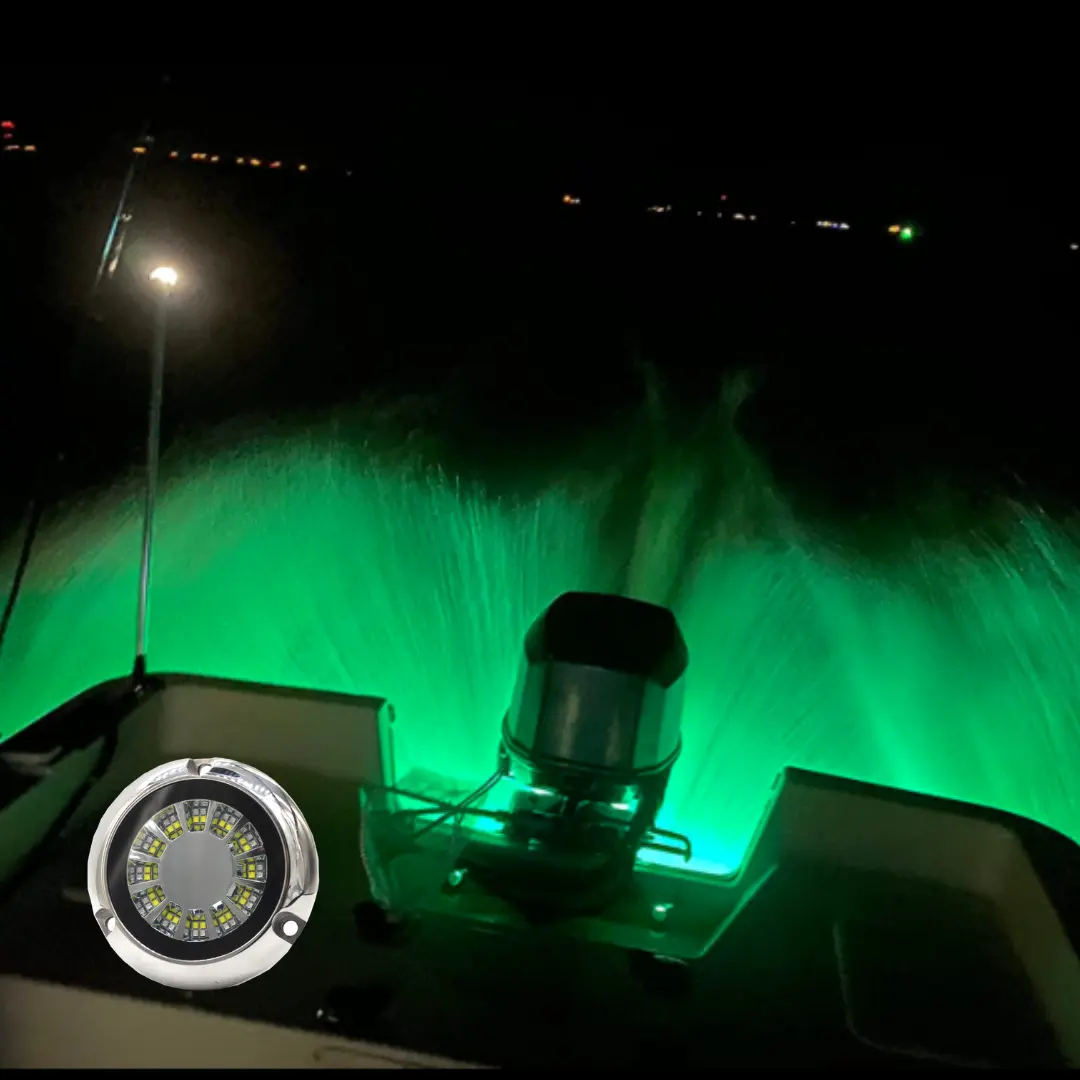 IP68 imperméable conjuguent la lumière sous-marine de mer de la couleur LED pour la piscine de dock de yacht de bateau
