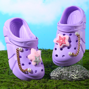 卸売りキッズ夏クログサンダル滑り止め屋外屋内ソフトソールミュールフラット付き新スタイル - Product Image 4