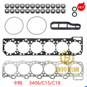 ชุดซ่อมบำรุงเครื่องยนต์ดีเซล Caterpillar รุ่น 3406 C15 C18 ประกอบด้วยปะเก็นฝาสูบ แหวนลูกสูบ และเพลาข้อเหวี่ยง - Product Image 1